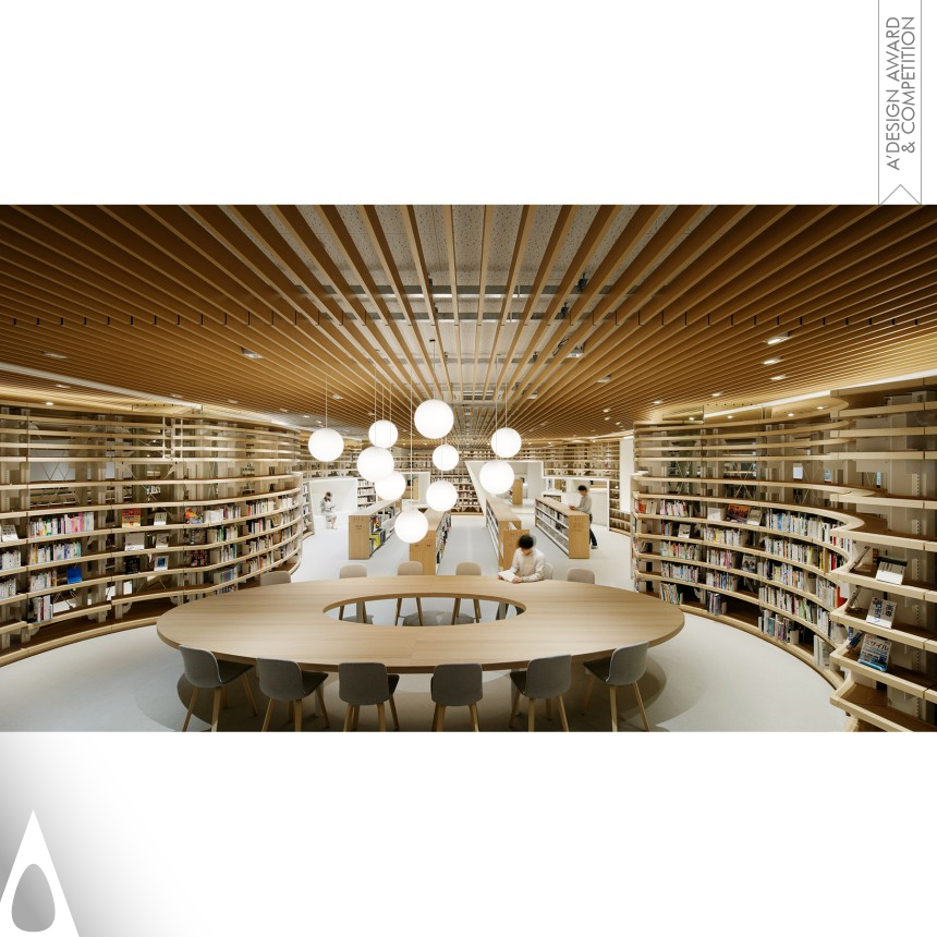 Kikuchi City Central Library - Platinum Interior Space and Exhibition Design Award Winner