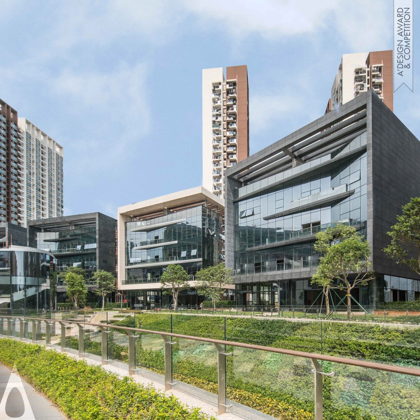 Golden Architecture, Building and Structure Design Award Winner 2018 Qianhai Shenzhen-Hong Kong Fund Town Office, Mixed-used development 