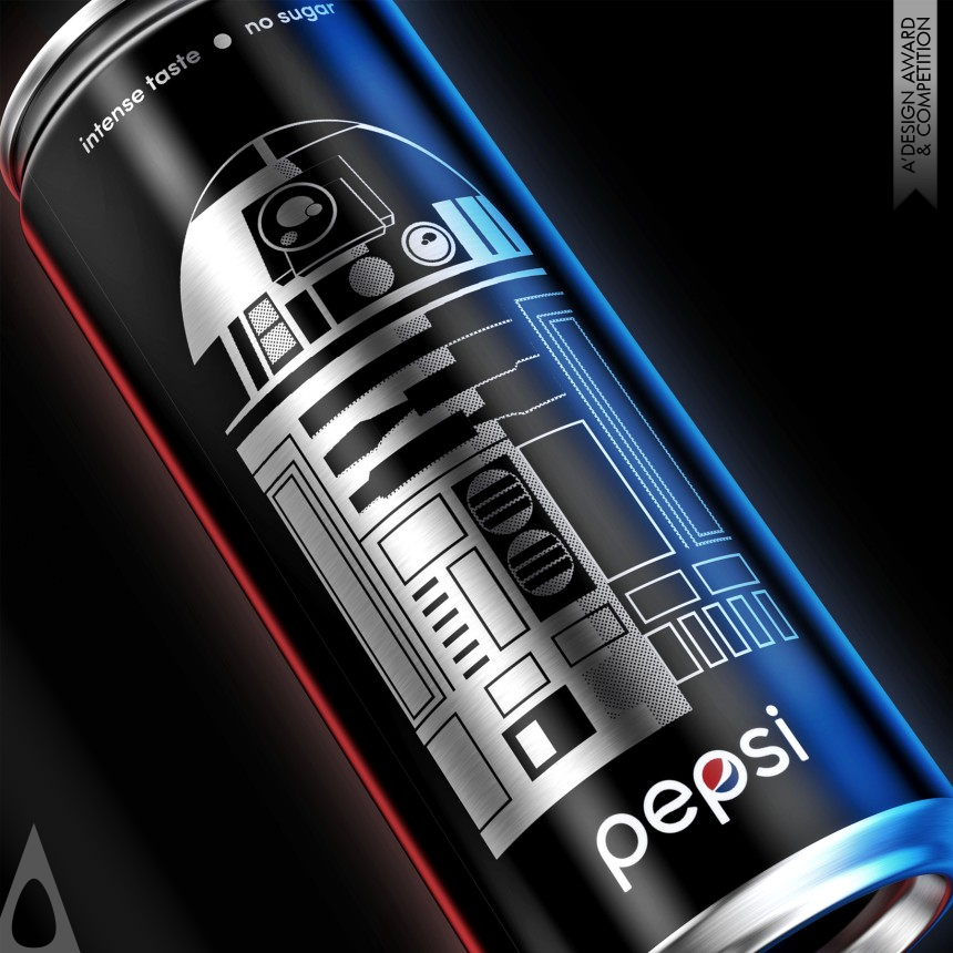 PepsiCo Design & Innovation's Pepsi Black x Star Wars LTO China Brand Packaging