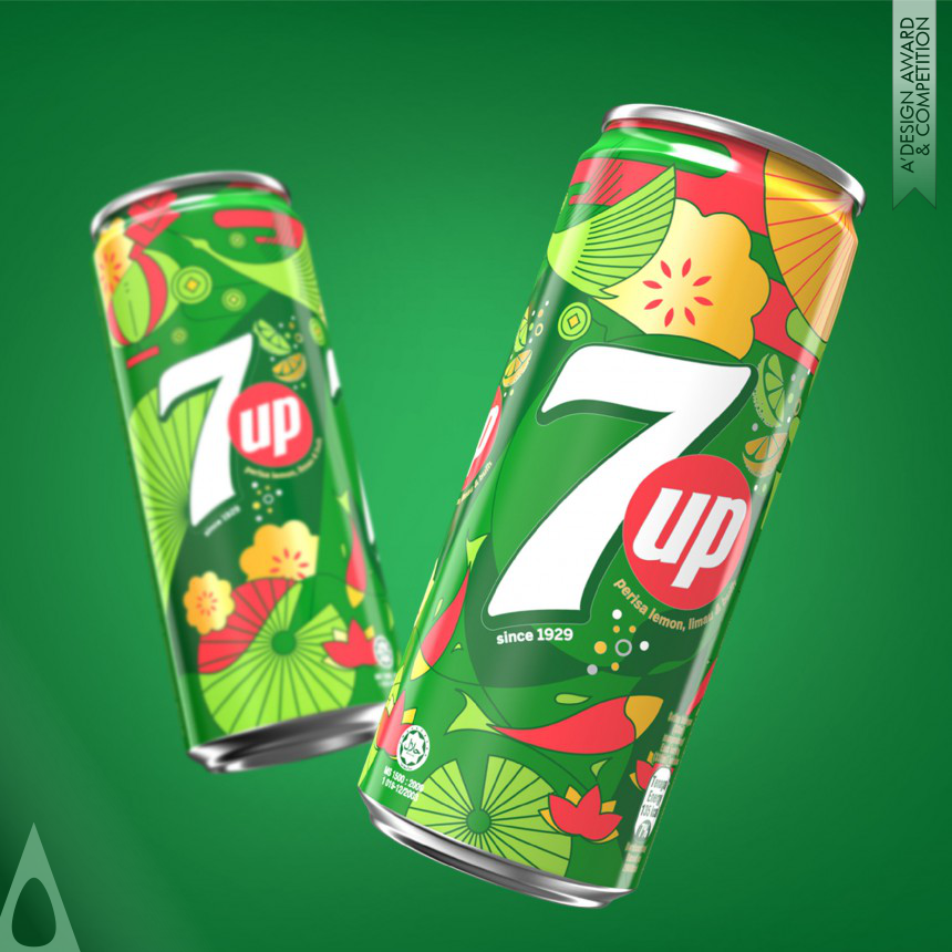 Pepsi x 7Up Chinese New Year LTO Cans designed by PepsiCo Design & Innovation