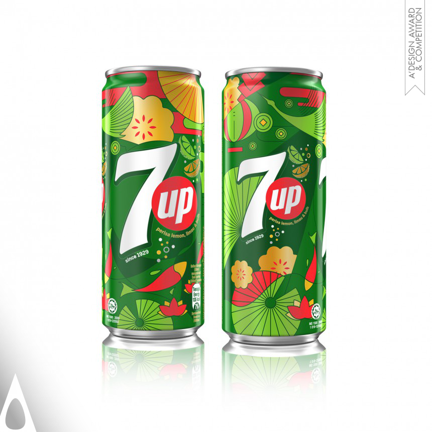 Pepsi x 7Up Chinese New Year LTO Cans - Golden Food, Beverage and Culinary Arts Design Award Winner