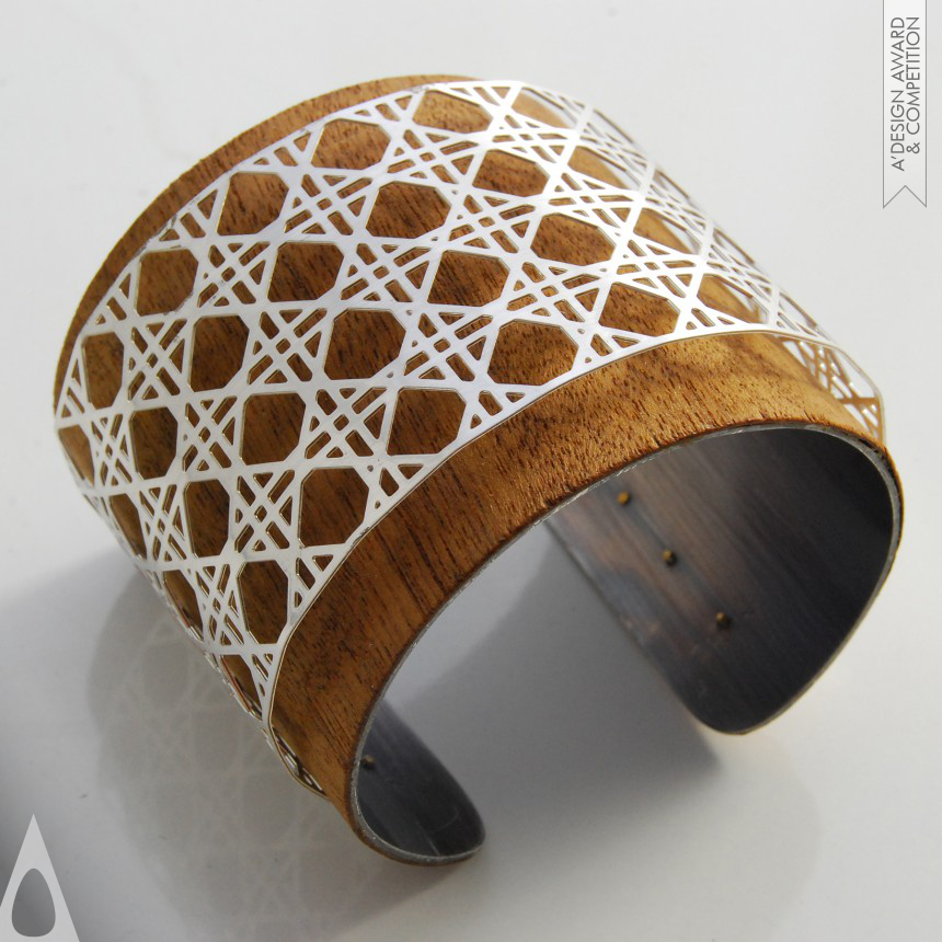 Bronze Jewelry Design Award Winner 2018 Thonet Tribute Bracelet 