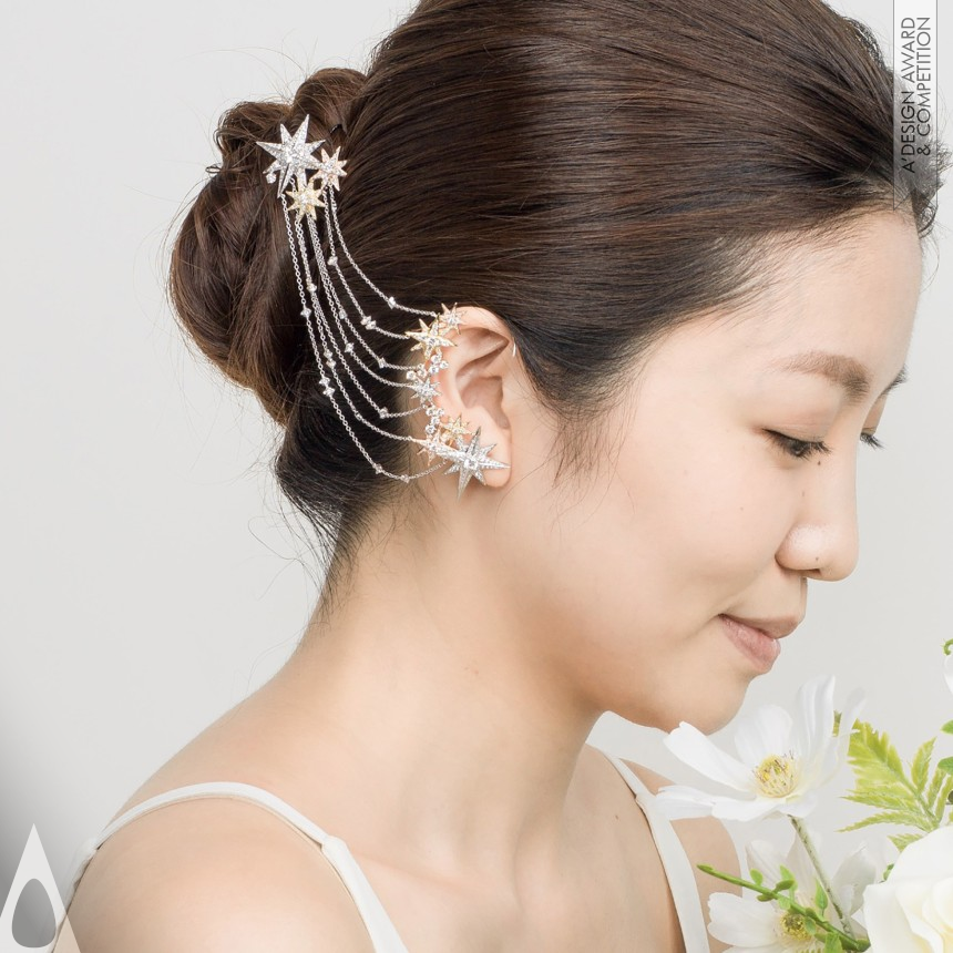 Silver Jewelry Design Award Winner 2018 Guardian Star Bridal Jewelry 