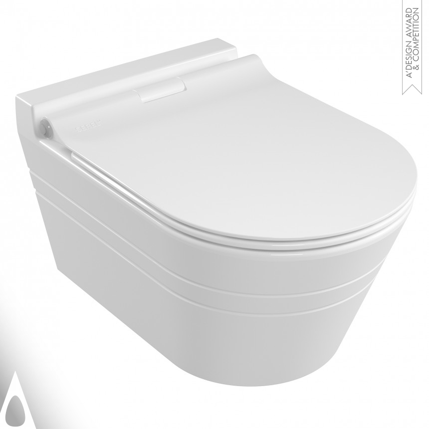 Bronze Bathroom Furniture and Sanitary Ware Design Award Winner 2018 Serel Poseidon EasyWash Toilet Bowl 