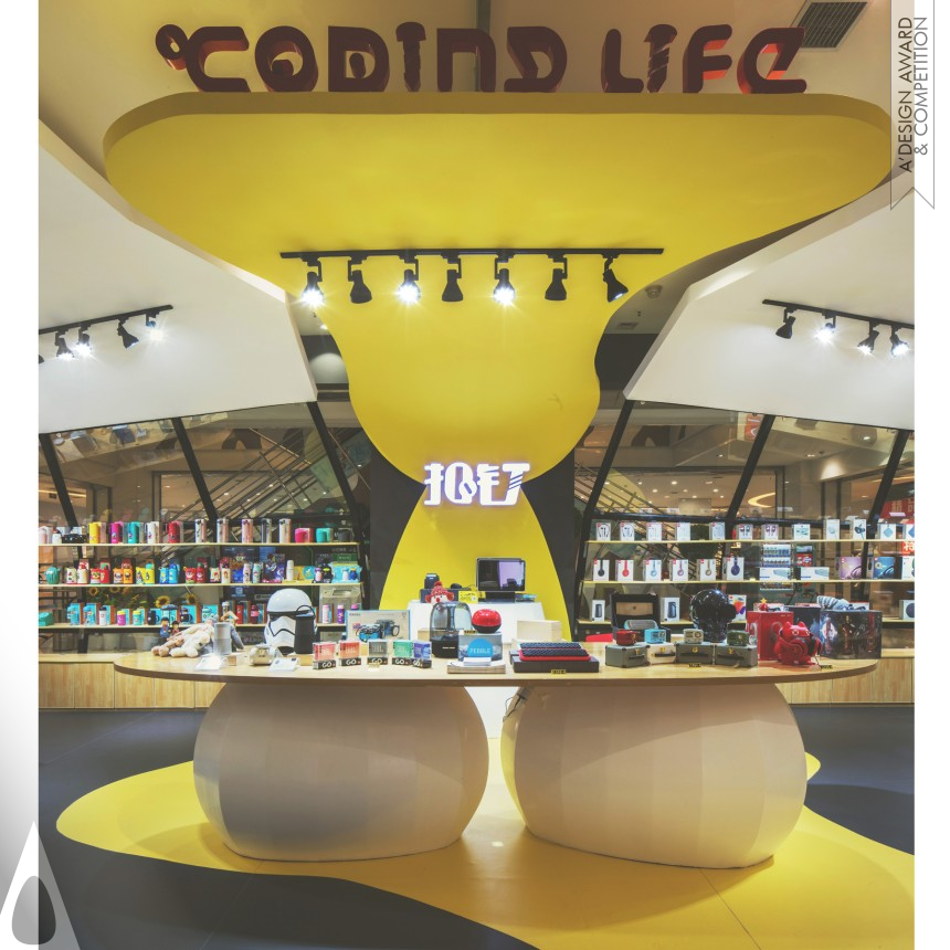 Iron Interior Space and Exhibition Design Award Winner 2018 Coding Life Shop 