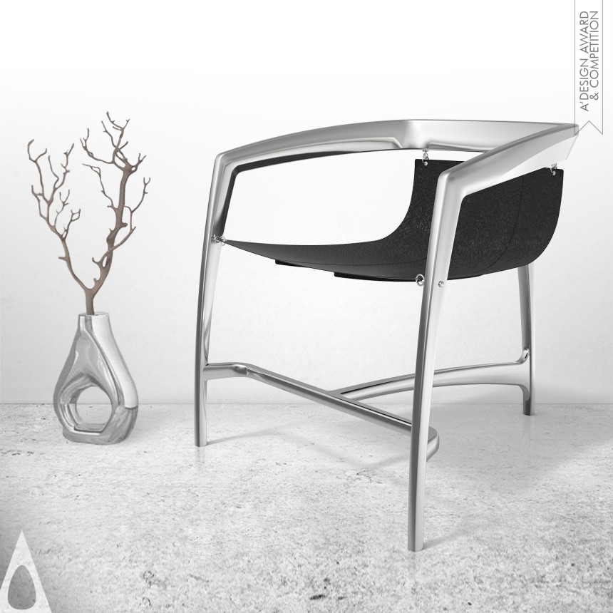 Iron Furniture Design Award Winner 2018 WEI Chair Abstract shapes 