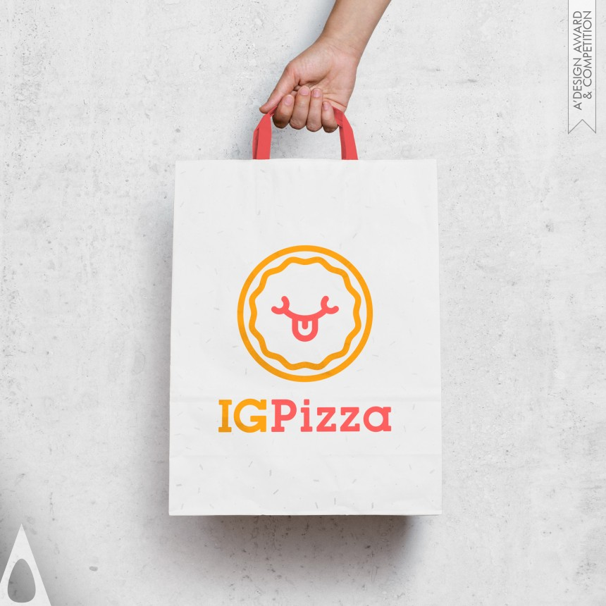 Iron Graphics, Illustration and Visual Communication Design Award Winner 2018 IGPizza Corporate Identity 