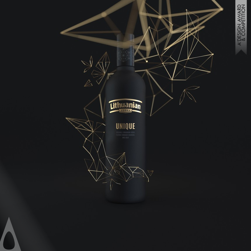 Silver Packaging Design Award Winner 2018 Lithuanian Vodka Unique Packaging Design 