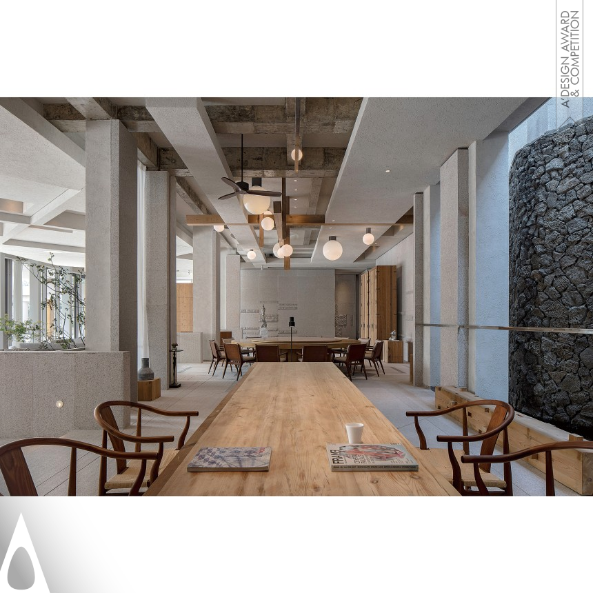 Silver Interior Space and Exhibition Design Award Winner 2018 Residence Guan Private hotel space 