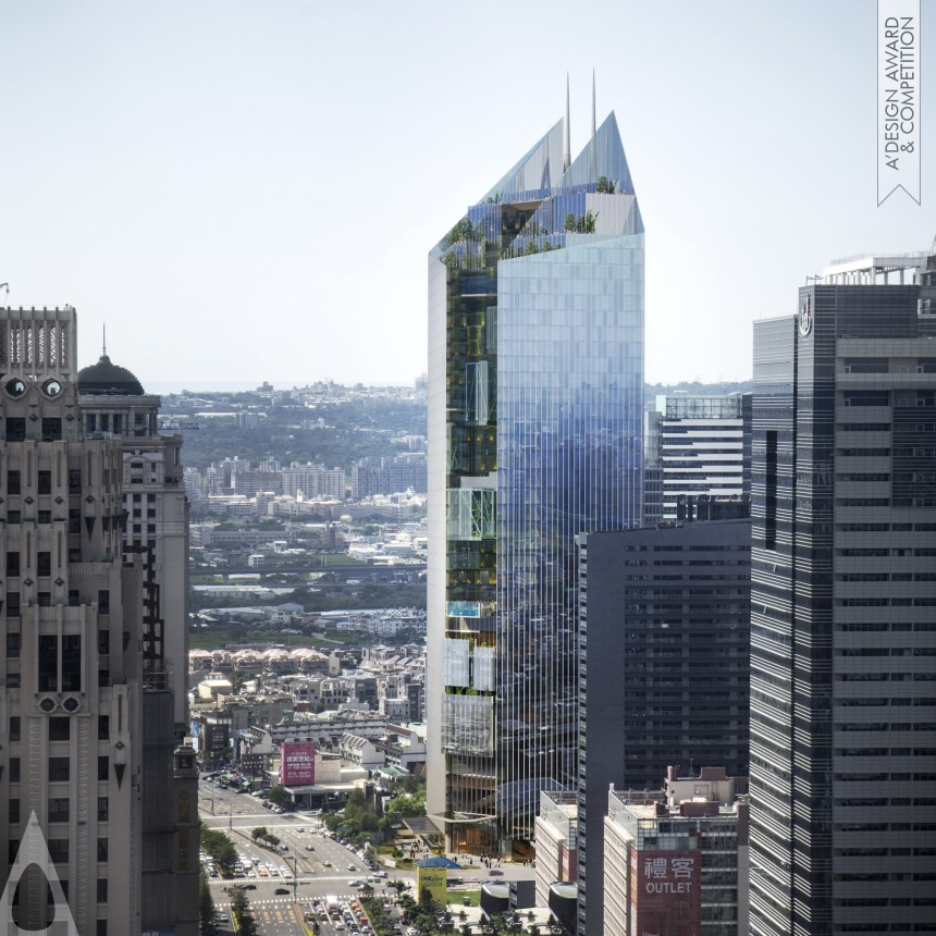 Golden Architecture, Building and Structure Design Award Winner 2018 Commercial Bank Headquarters of Taichung Commercial Bank HQ & Five Star Hotel     