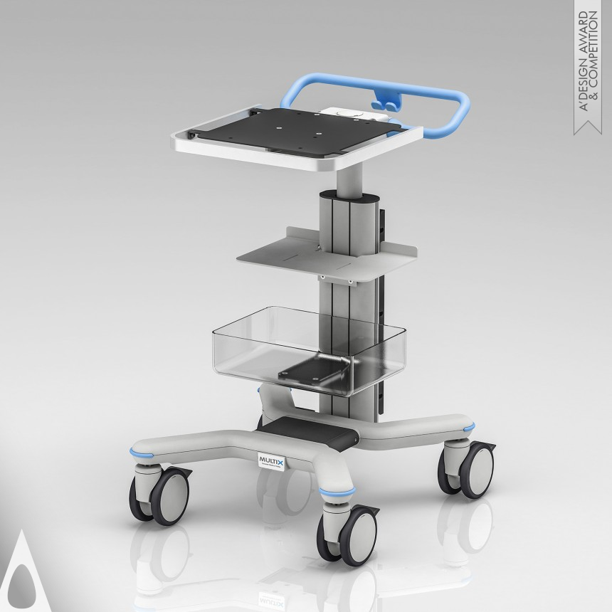 Bronze Medical Devices and Medical Equipment Design Award Winner 2018 Multix Custom Medical Trolley 