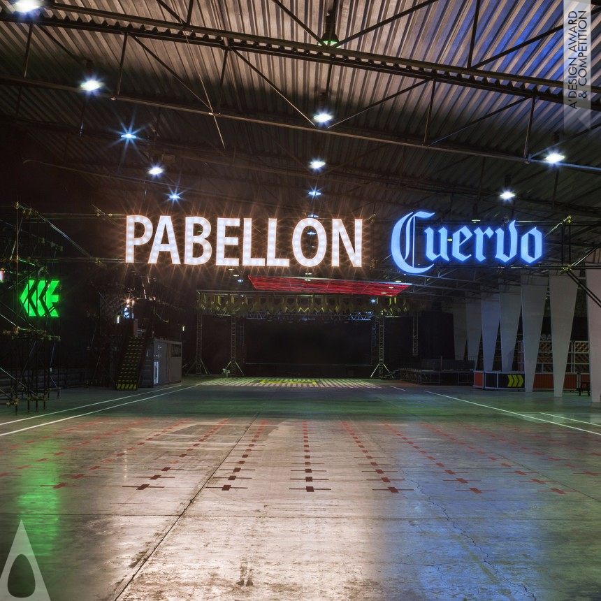 Iron Interior Space and Exhibition Design Award Winner 2018 Pabellon Cuervo Music Venue 