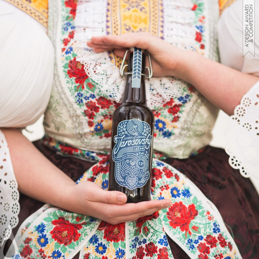 Silver Packaging Design Award Winner 2018 Folklore in a Bottle - Jarosov Brewery Label design 