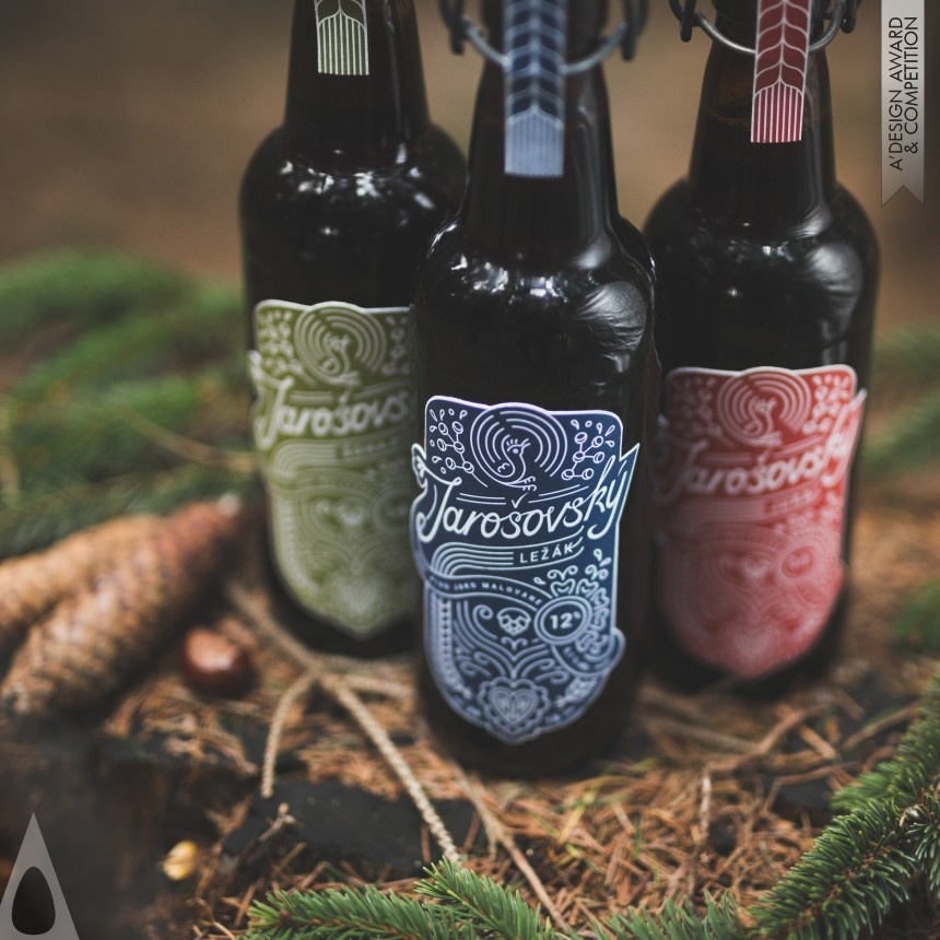 Little Greta's Folklore in a Bottle - Jarosov Brewery Label design