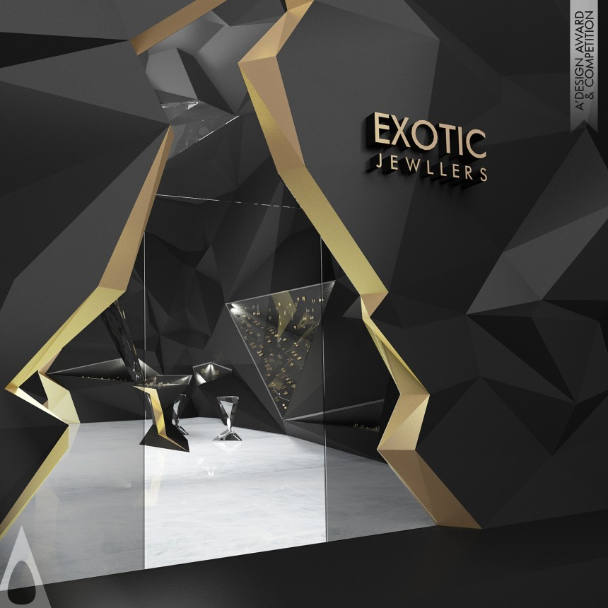 Iron Interior Space and Exhibition Design Award Winner 2018 Exotic Jewellers Jewellery Store 