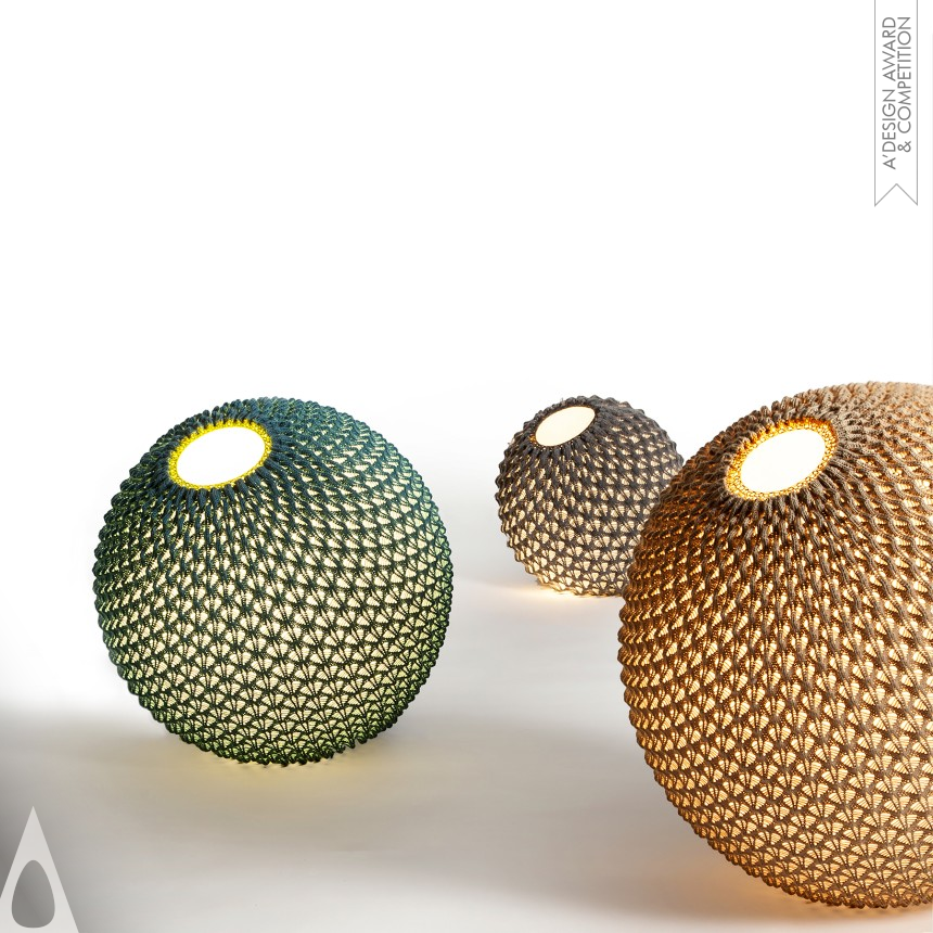 Golden Lighting Products and Fixtures Design Award Winner 2018 Knitted Unique and original lighting collection  