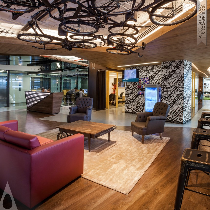 Silver Interior Space and Exhibition Design Award Winner 2019 Red Bull Workspace 