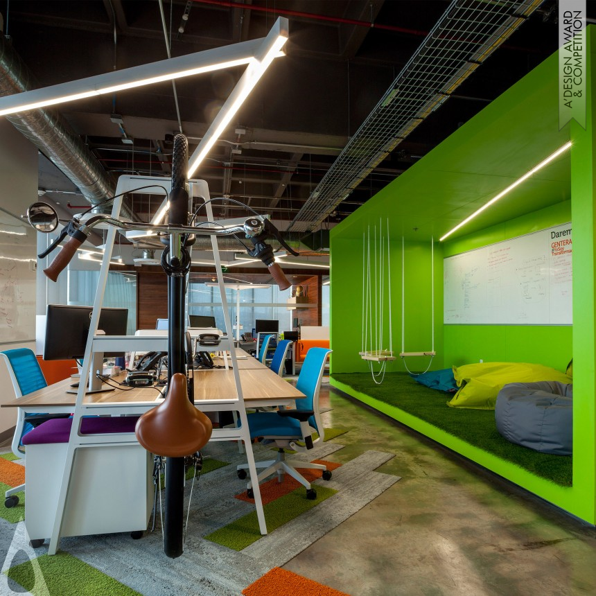 Silver Interior Space and Exhibition Design Award Winner 2019 Gentera Innovation Lab Workspace 