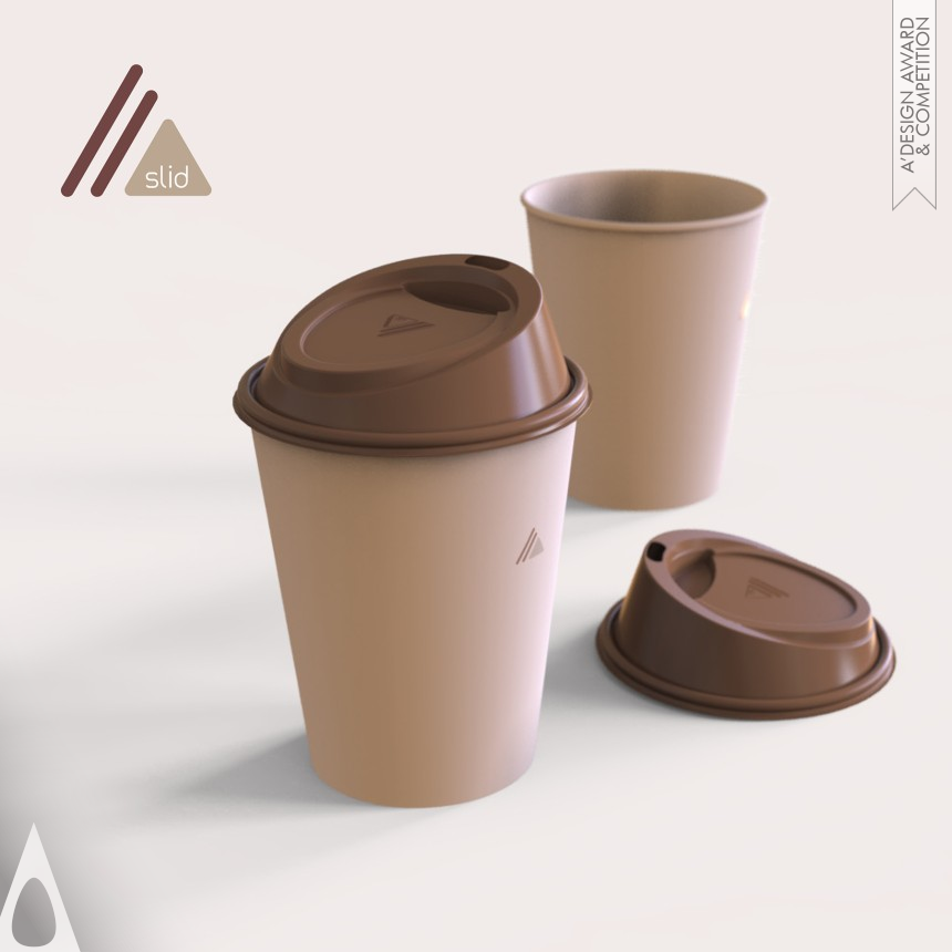 Scott Shim and Loren Chen's Slid Disposable coffee lid 