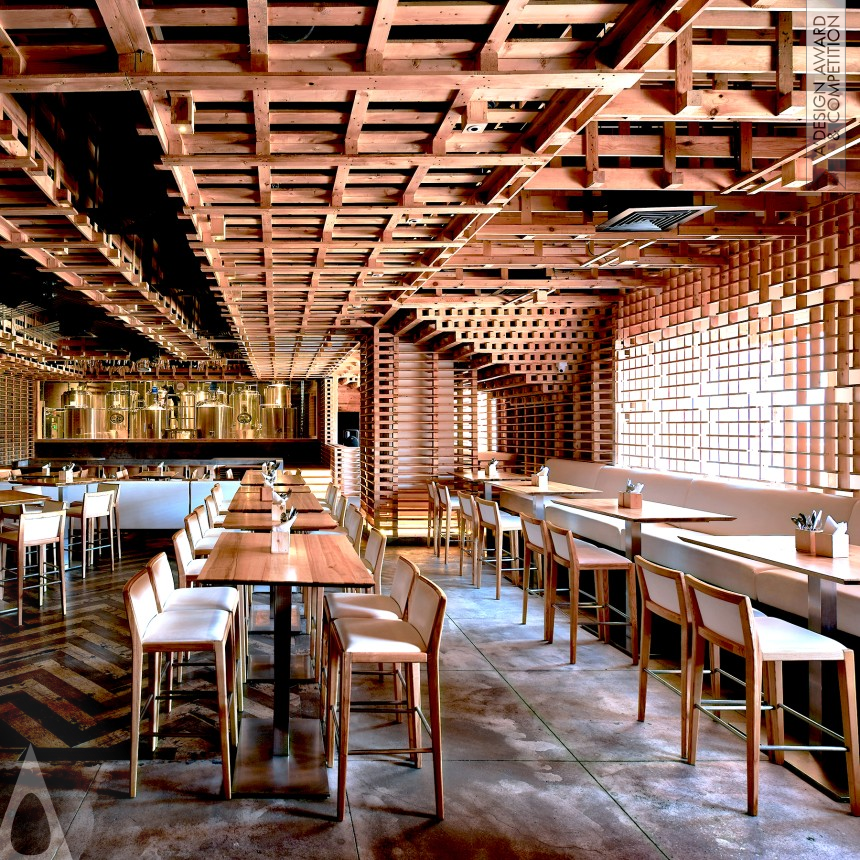 Golden Interior Space and Exhibition Design Award Winner 2018 The Pallet Restaurant and Micro Brewery 