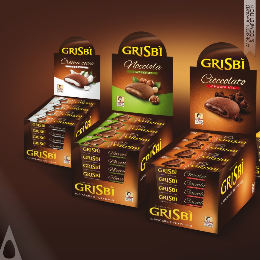 Bronze Packaging Design Award Winner 2018 Grisbi Biscuits Brand & Packaging Identity 