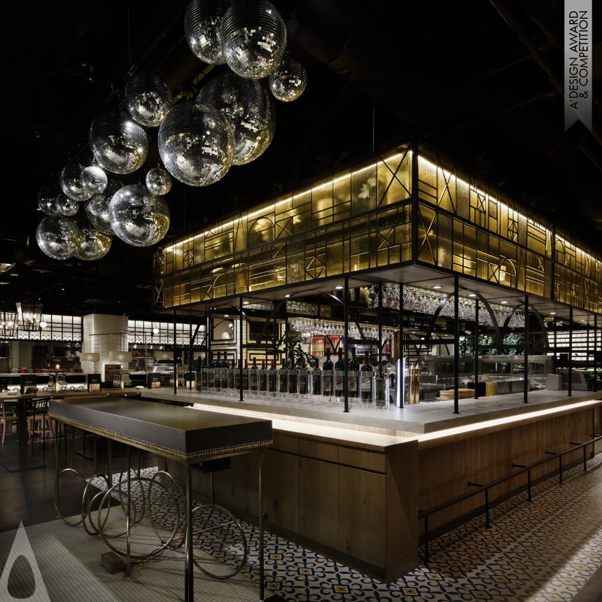 Golden Interior Space and Exhibition Design Award Winner 2018 La Boca Centro Restaurant 