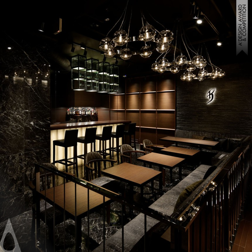 Iron Interior Space and Exhibition Design Award Winner 2018 PJB Nishiazabu Bar 