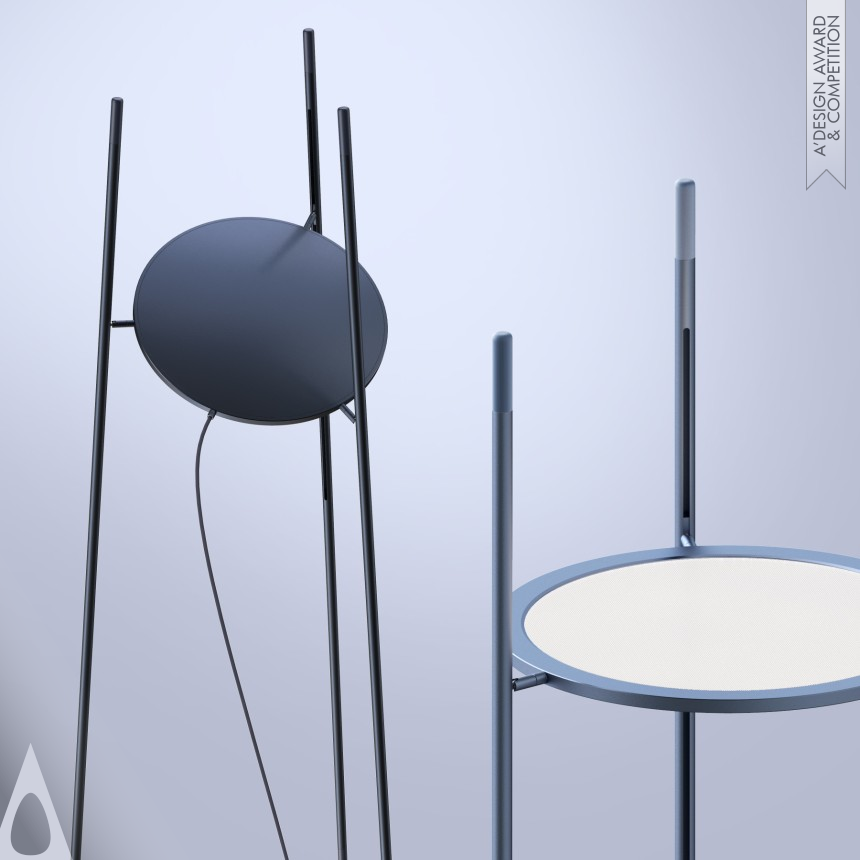 Silver Lighting Products and Fixtures Design Award Winner 2018 Martians Floor lamp 