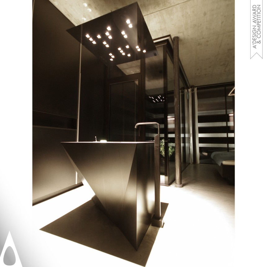 Bronze Bathroom Furniture and Sanitary Ware Design Award Winner 2018 Black Jack and Black Jacky Washbasin 