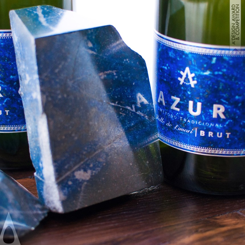 Ximena Ureta's Azur Wine Packaging