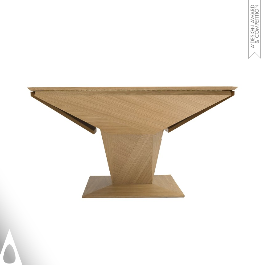 Micaela Pignatelli and Ubaldo Occhinegro's Origami  Kinetic table