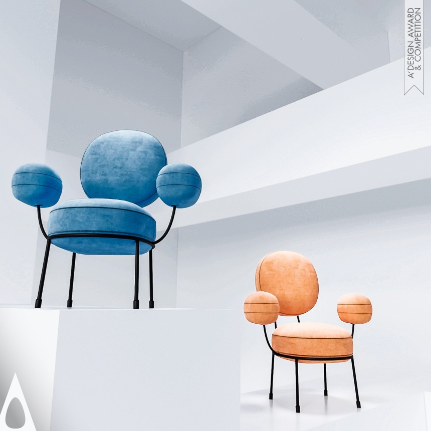 Silver Furniture Design Award Winner 2019 Lollipop Armchair 