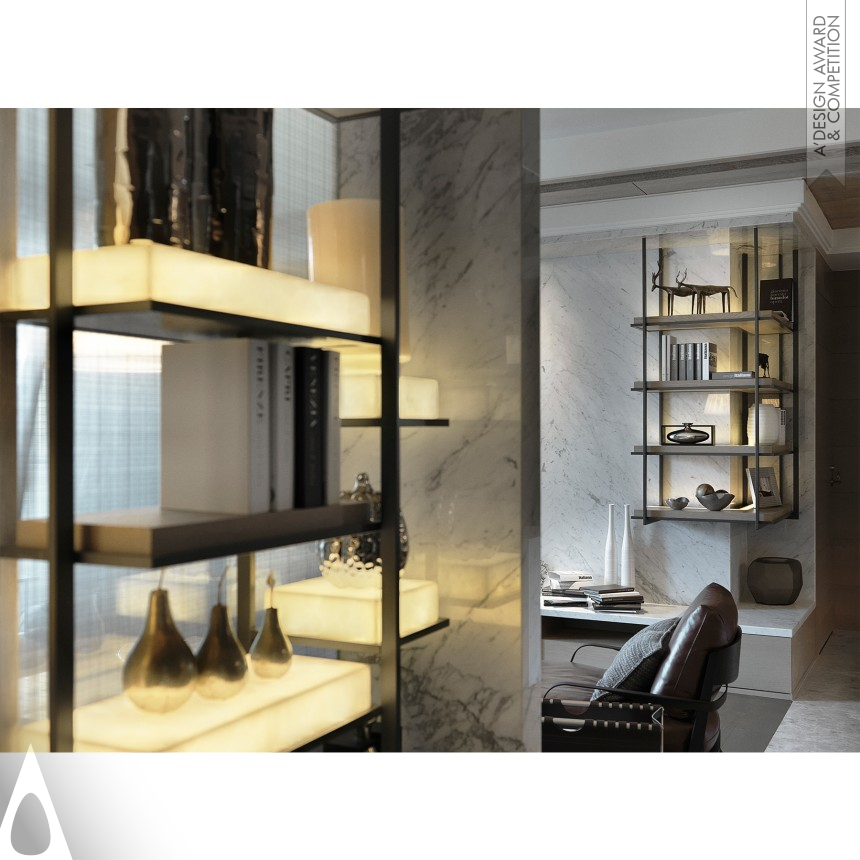 Bronze Interior Space and Exhibition Design Award Winner 2019 Hidden Elegance with Revealing Aura Residence 