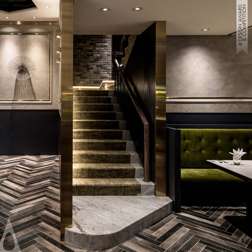 Silver Interior Space and Exhibition Design Award Winner 2019 Romance and Decadence Bistro 