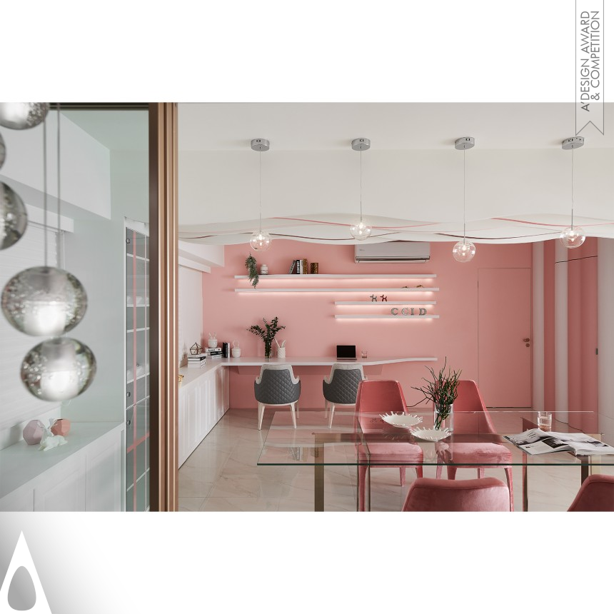 Enchanting Pink - Bronze Interior Space and Exhibition Design Award Winner