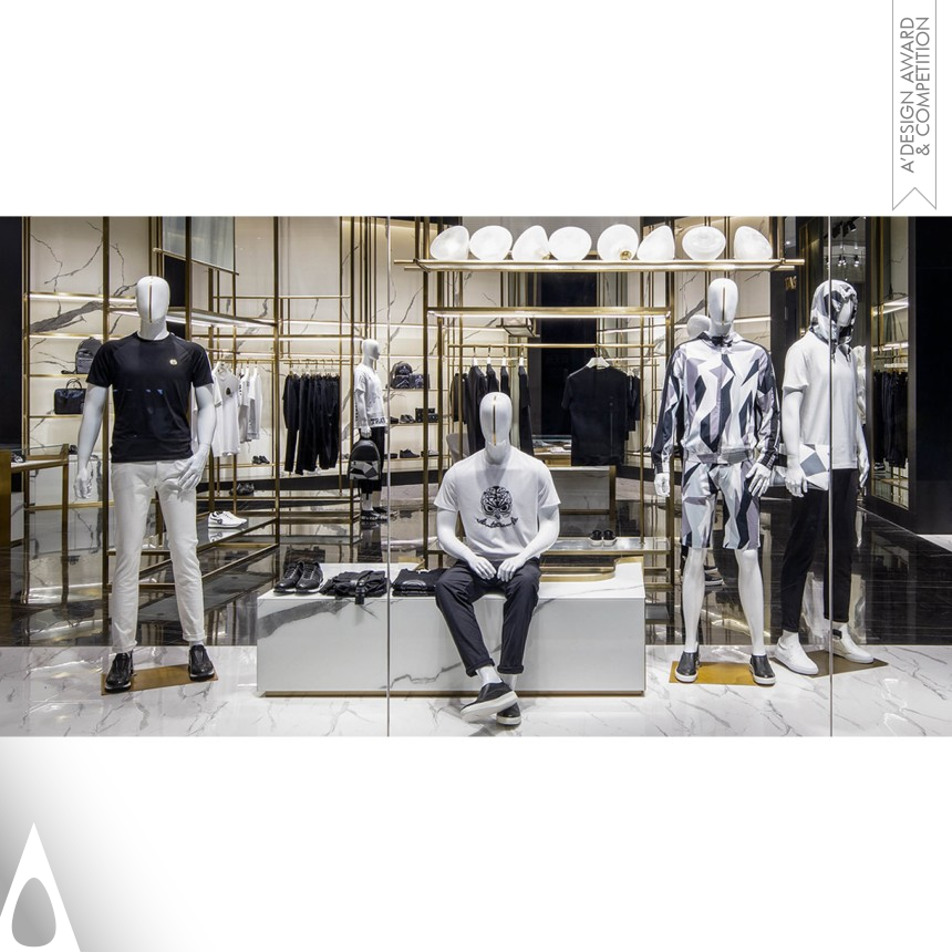 Bronze Interior Space and Exhibition Design Award Winner 2019 Autason Black Store Clothing Concept Store 