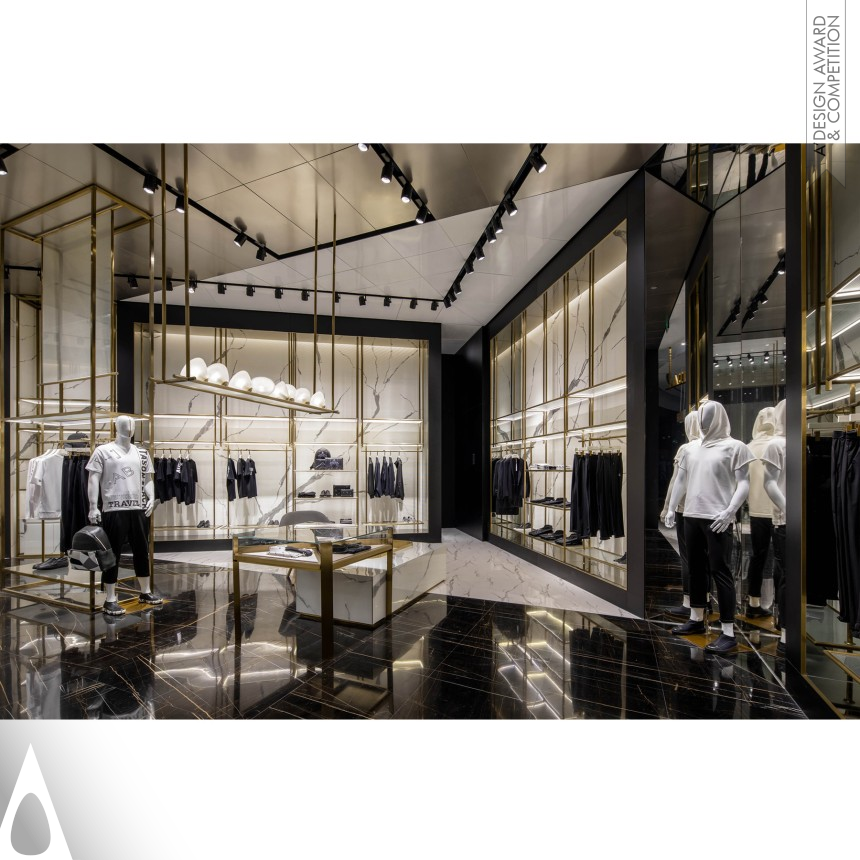 Autason Black Store - Bronze Interior Space and Exhibition Design Award Winner