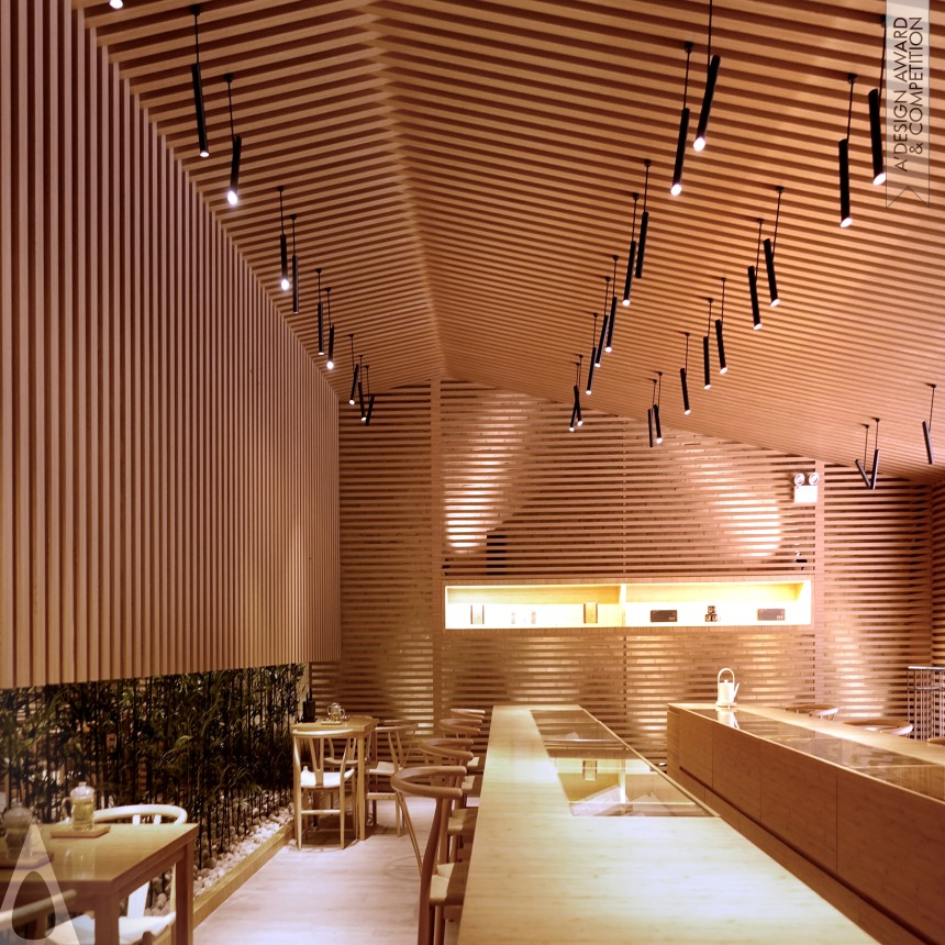 Zhuyeqing Tea Store designed by CHU CHIH-KANG + CHANG HO DESIGN