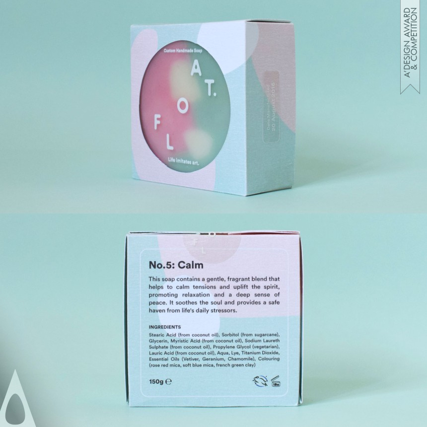 Wang Min's FLOAT. Packaging for Soap