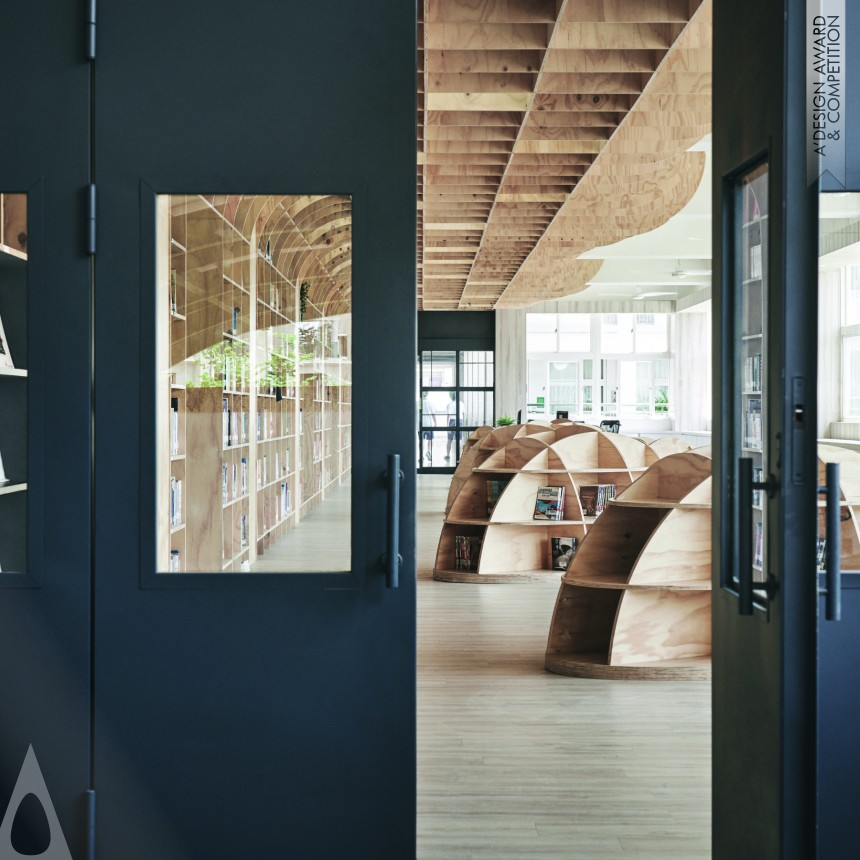 Golden Interior Space and Exhibition Design Award Winner 2019 Lishin Elementary School Library Library 