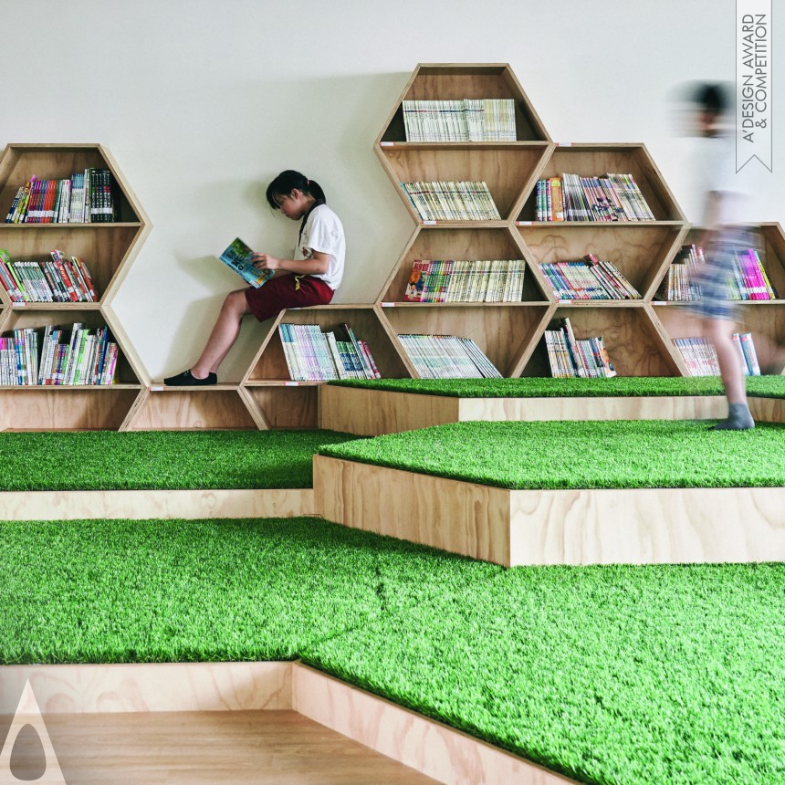 Lishin Elementary School Library designed by Shian-gung Tsai