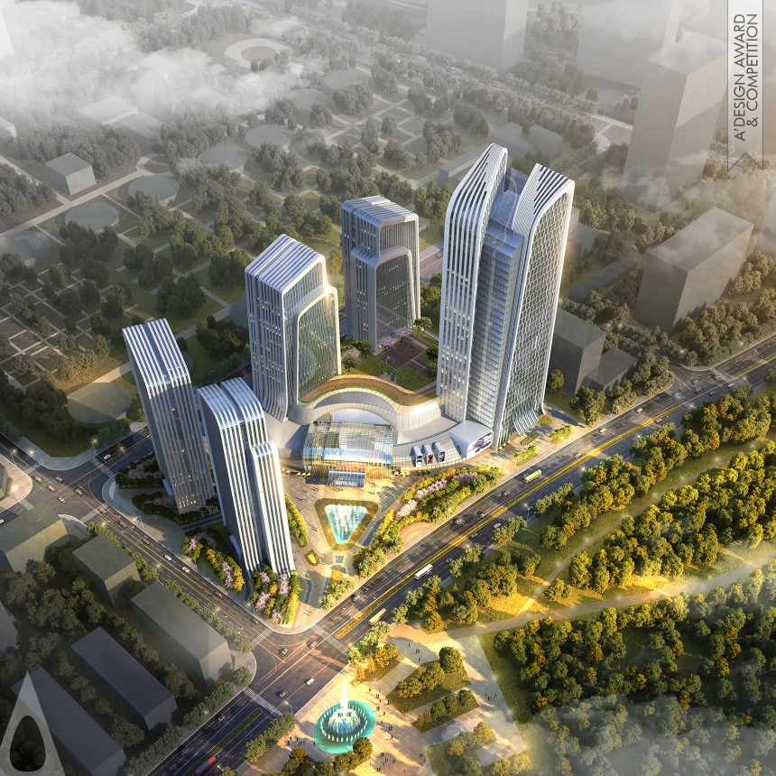 Golden Architecture, Building and Structure Design Award Winner 2019 Shan Shui Plaza Mixed Use Architecture 