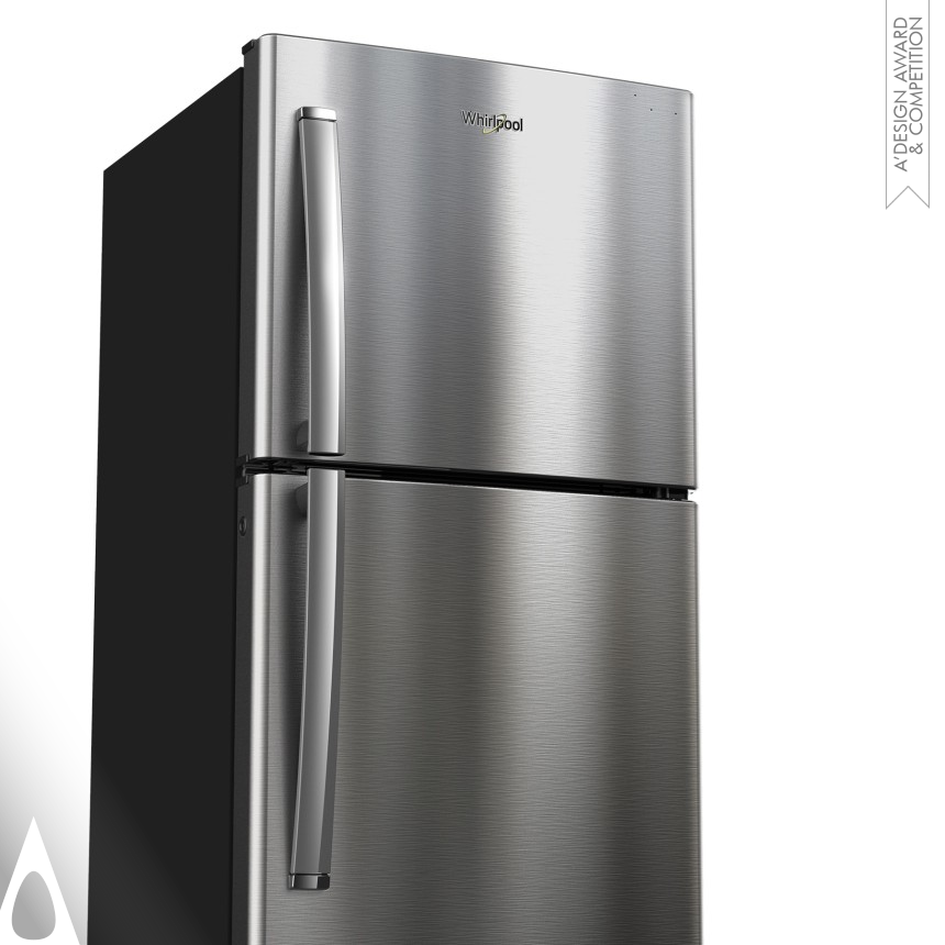 Silver Home Appliances Design Award Winner 2021 Whirlpool NeoFresh No Frost Refrigerator Double Door Frost Free Refrigerator 