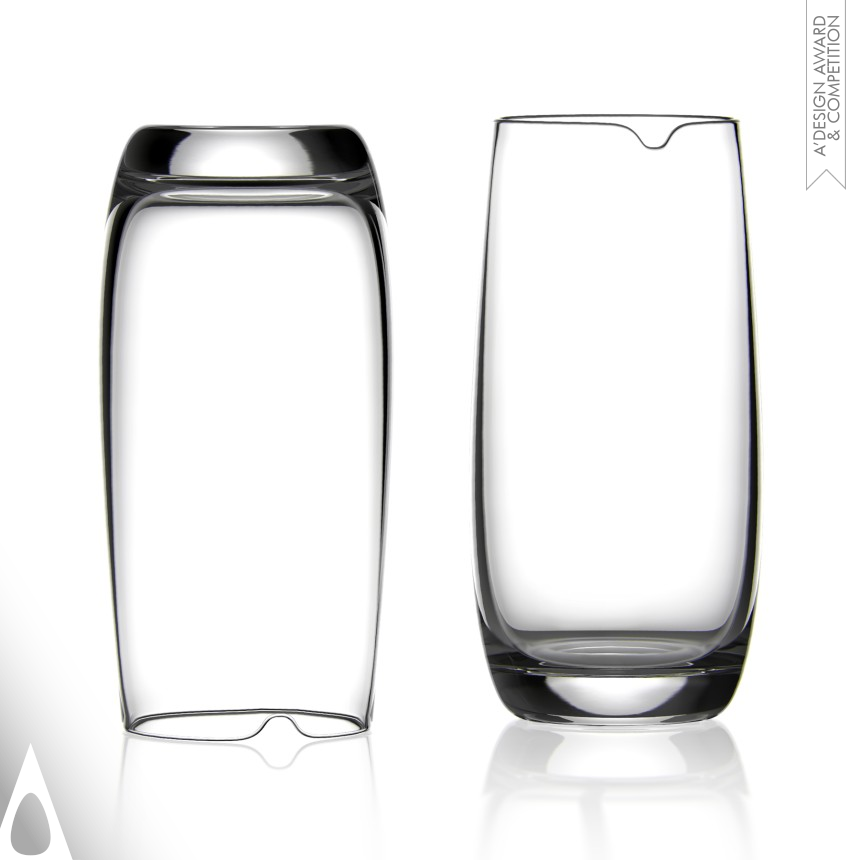 Vladimir Zagorac's Curve Glass Drinking Glass