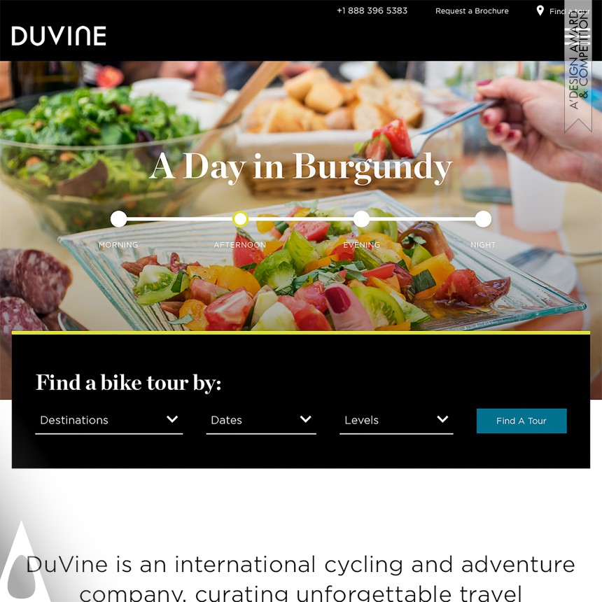 DuVine - Iron Website and Web Design Award Winner