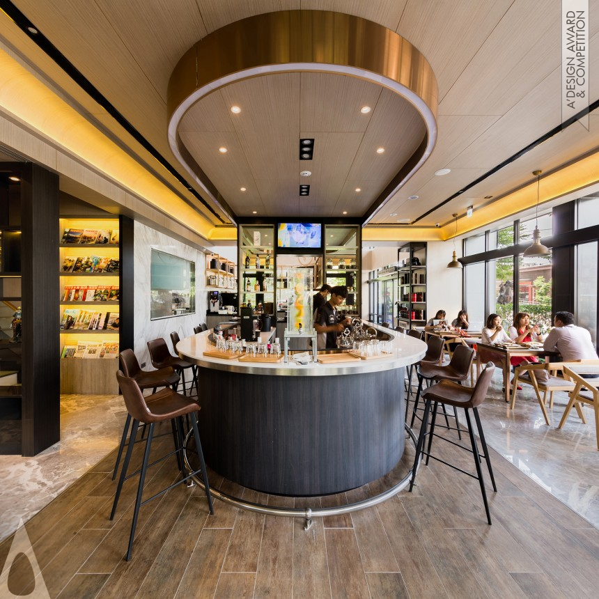 Silver Interior Space and Exhibition Design Award Winner 2019 Polo Cafe Cafe Bar 