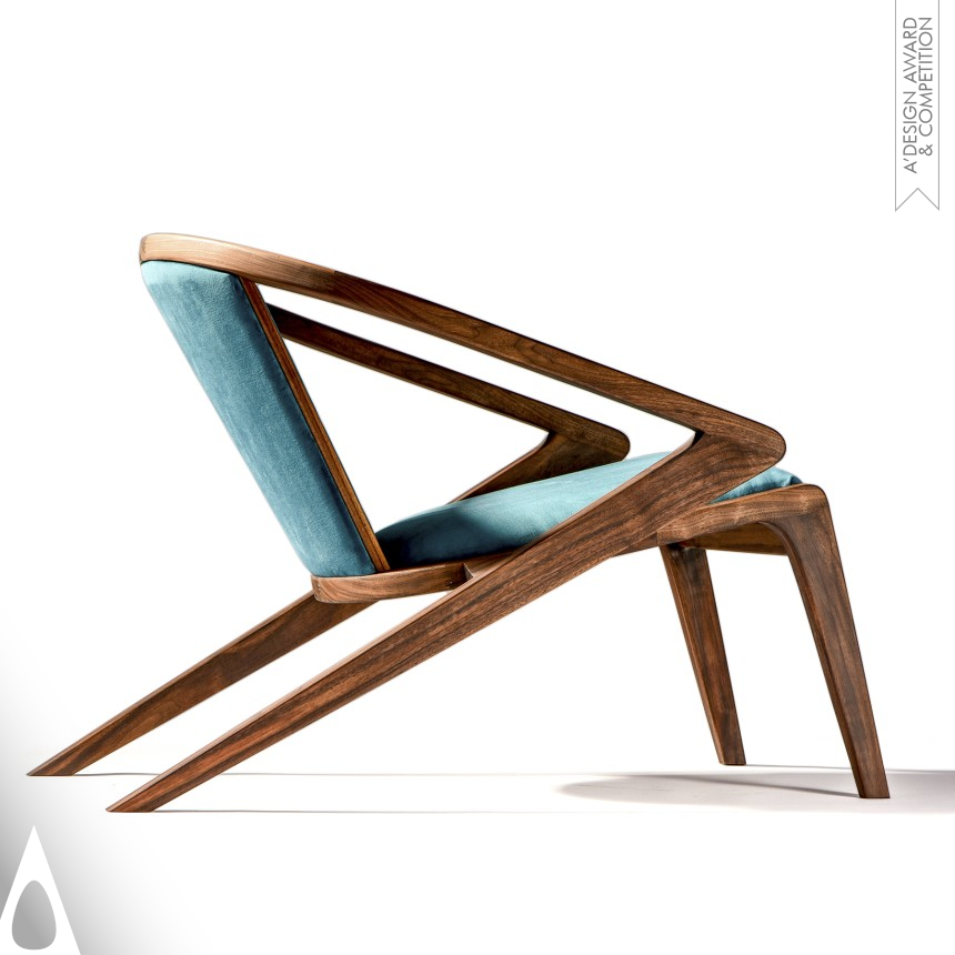 Golden Furniture Design Award Winner 2019 P.R Lounge Chair Lounge Chair 