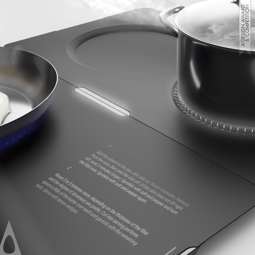 Silver Home Appliances Design Award Winner 2019 Quiett Induction Cooktop 