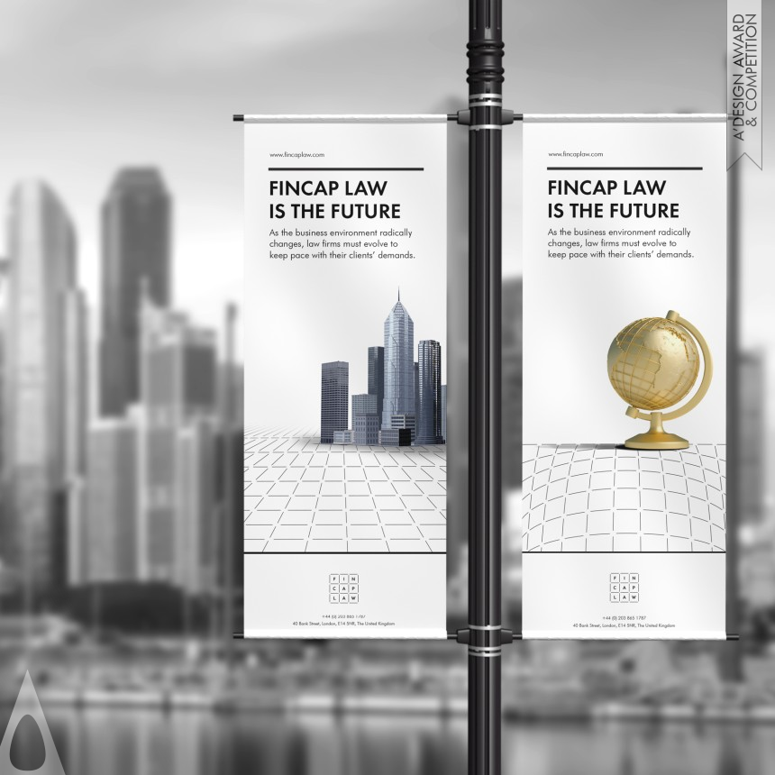 Dongho Kim and Yunyoung Lee's Fincap Law LLP  Brand Identity Design