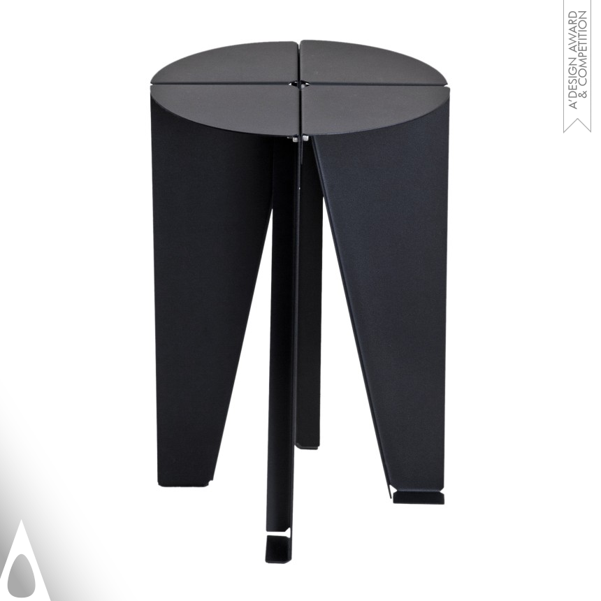 Bronze Furniture Design Award Winner 2019 Qu4tro Stool or Sidetable 